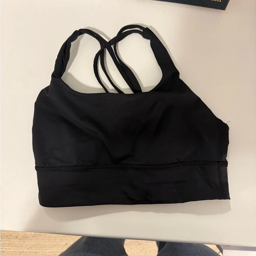 lululemon athletica Black Strappy Sports Bra